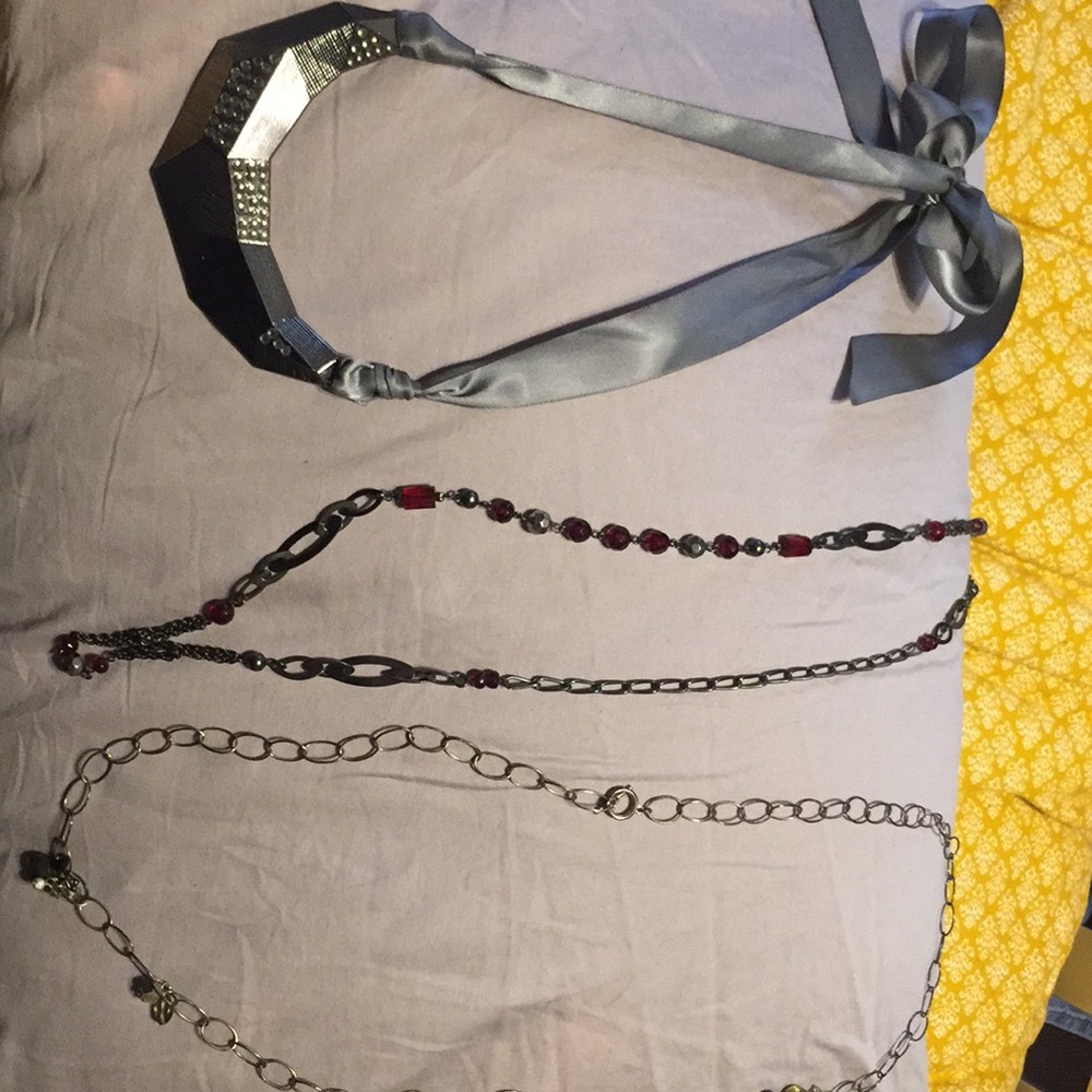 3 fun necklaces in great condition. Various brands